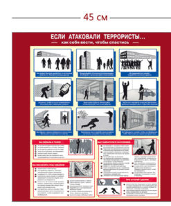 Стенд «Если атаковали террористы» (1 плакат)